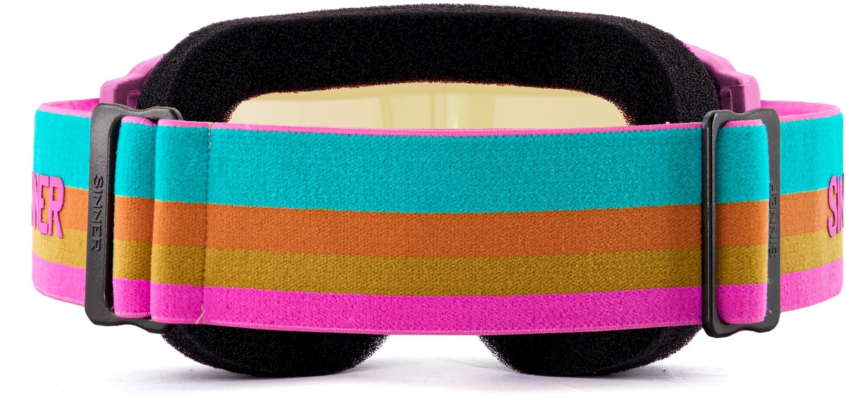 Sinner Duck Mountain skibril kind - Mat Roze - Gouden lens