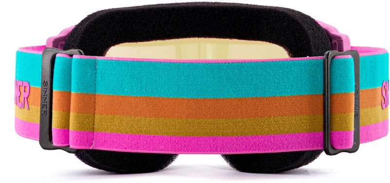 Sinner Duck Mountain skibril kind - Mat Roze - Gouden lens