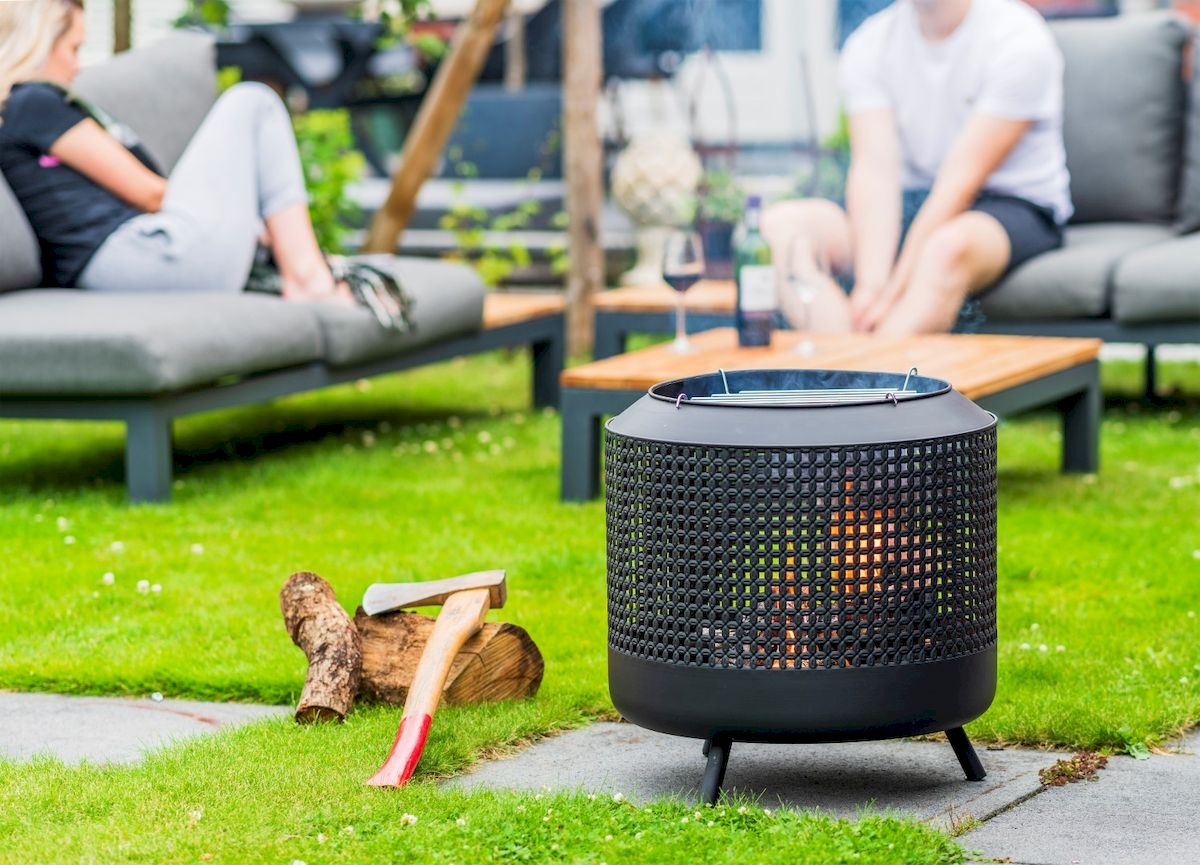 RedFire Midland vuurkorf met BBQ grill