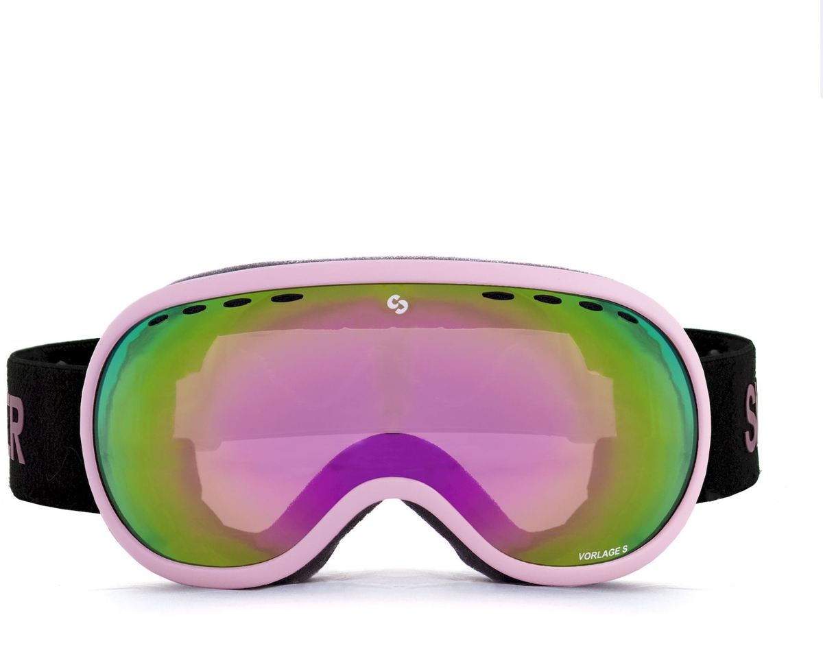Sinner Vorlage S skibril - Mat Roze - Roze lens 