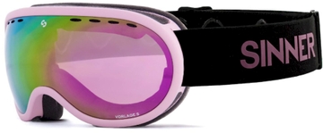 Sinner Vorlage S skibril - Mat Roze - Roze lens 