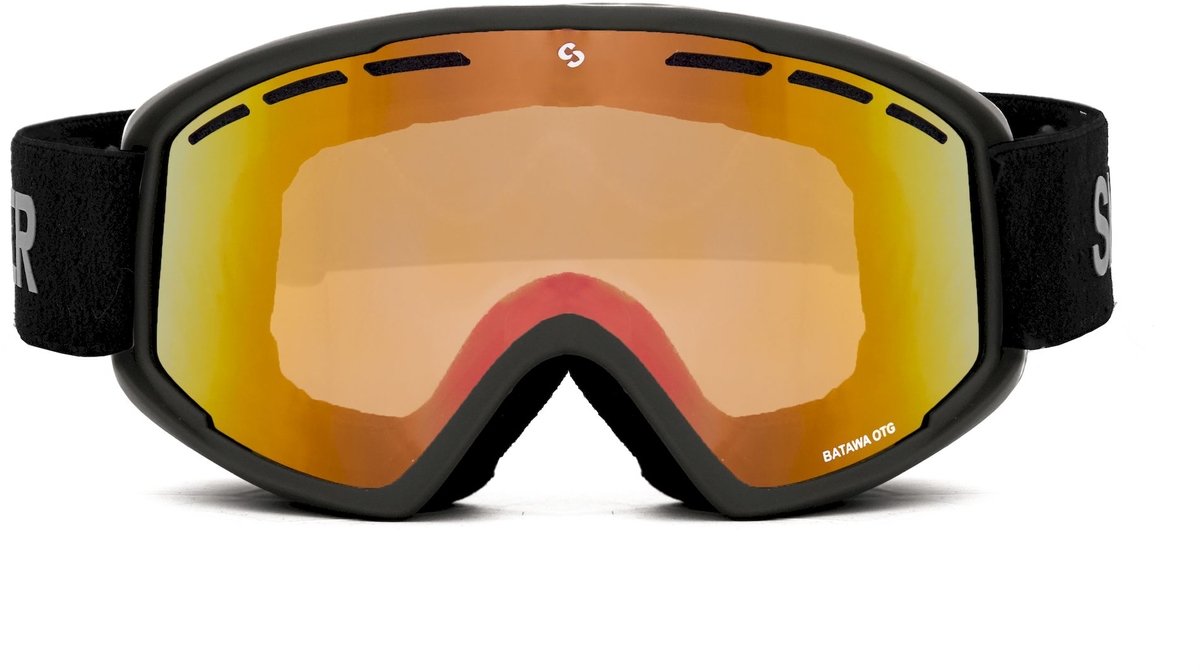Sinner Batawa OTG skibril - Mat Zwart - Oranje lens