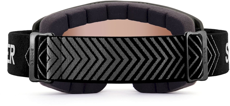 Sinner Batawa OTG skibril - Mat Zwart - Oranje lens