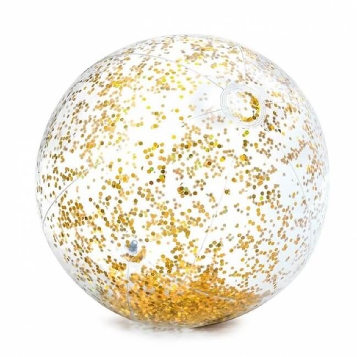 Intex glitter strandbal - 51 cm - Geel