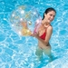 Intex glitter strandbal - 51 cm - Geel