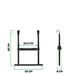 Salta trampoline trap S voor framehoogte van 50 - 63 cm