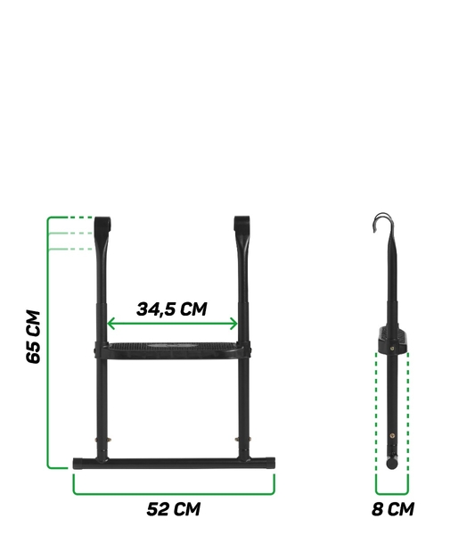 Salta trampoline trap S voor framehoogte van 50 - 63 cm
