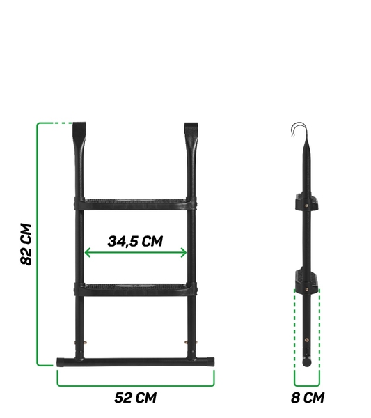 Salta trampoline trap M voor framehoogte van 65 - 77 cm