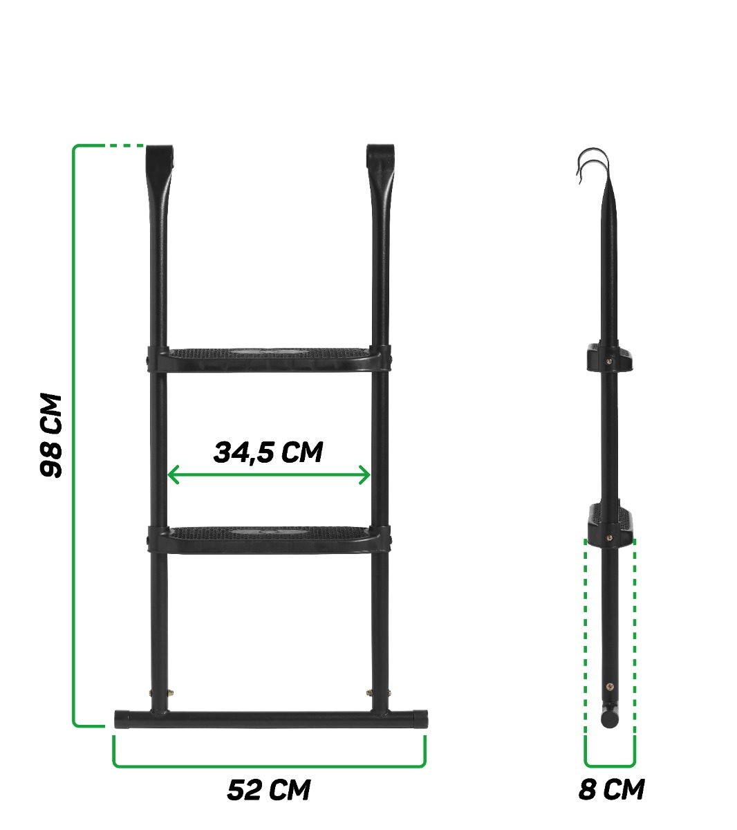 Salta trampoline trap L voor framehoogte van 83 - 93 cm