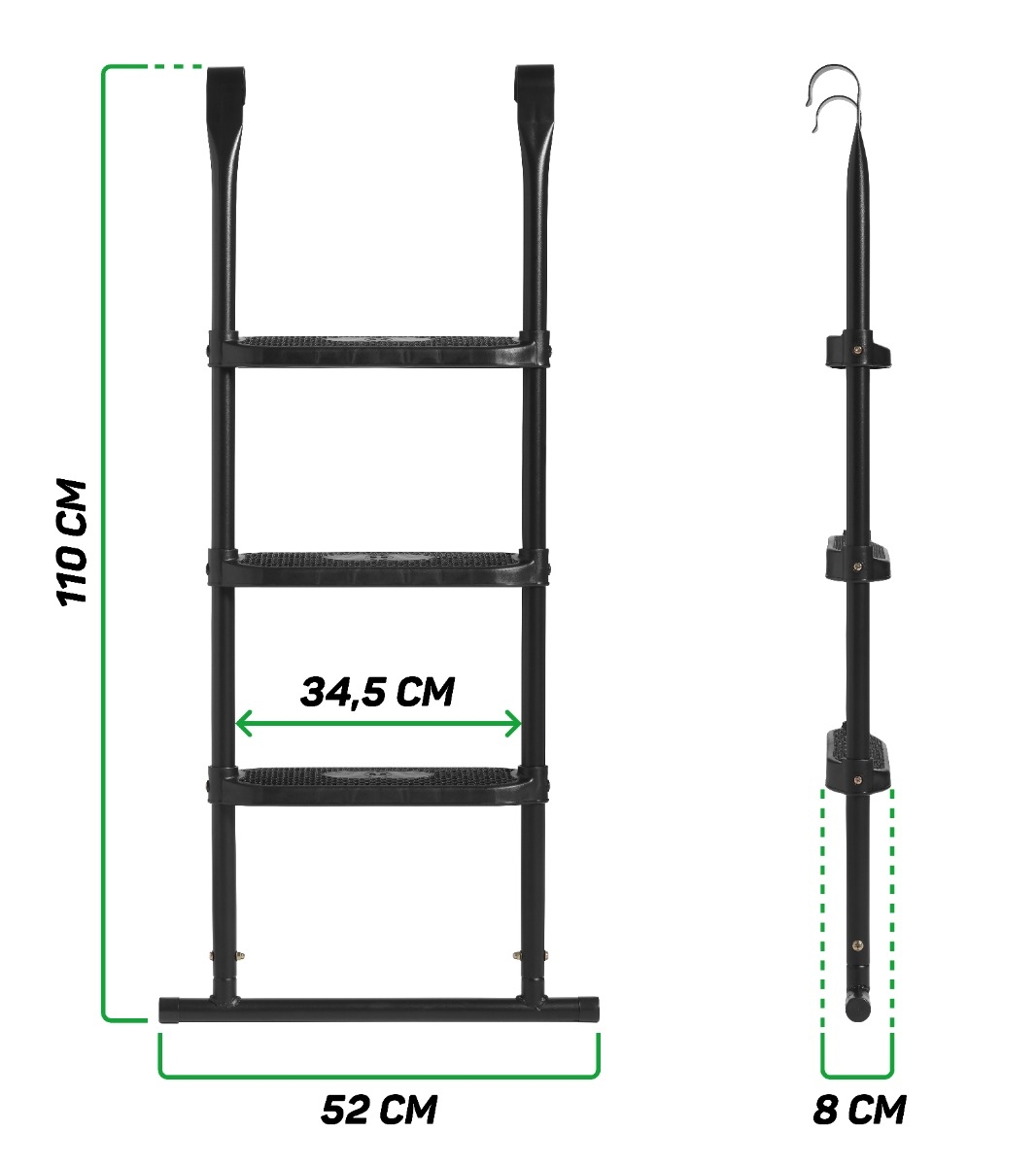 Salta trampoline trap XL voor framehoogte van 95 - 105 cm