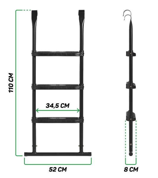 Salta trampoline trap XL voor framehoogte van 95 - 105 cm