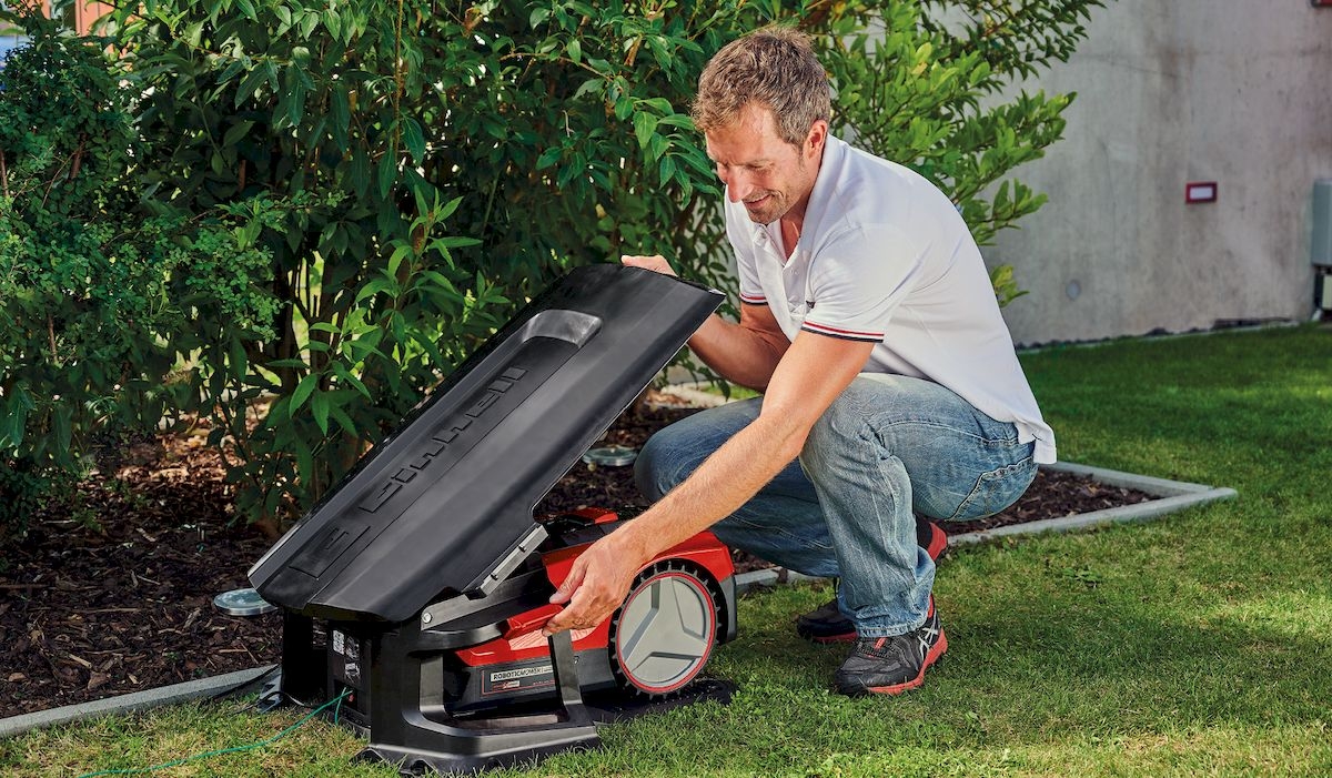 Einhell Robotmaaier Garage