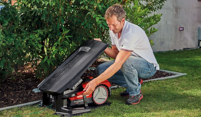 Einhell Robotmaaier Garage