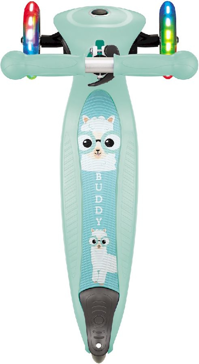 Globber Primo Foldable Fantasy Lights Buddy step - Turquoise