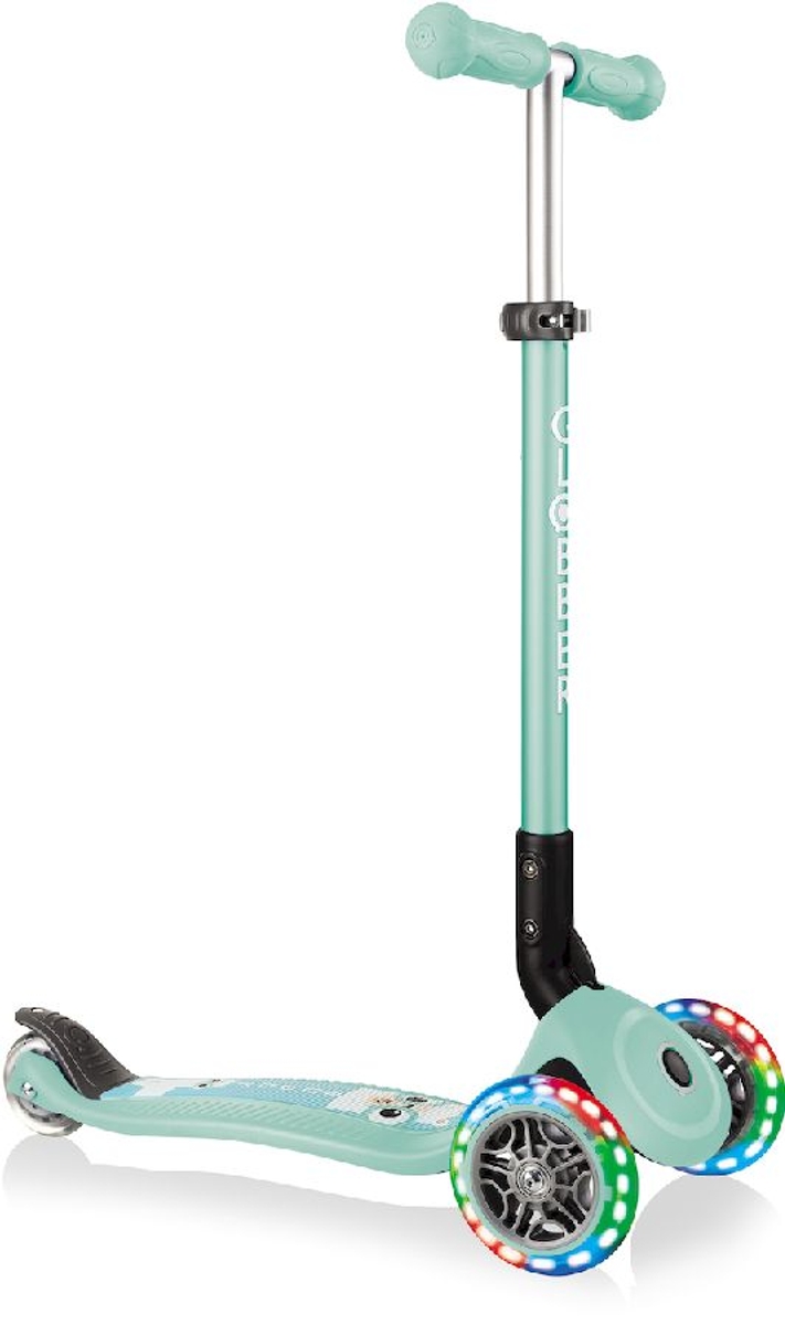 Globber Primo Foldable Fantasy Lights Buddy step - Turquoise