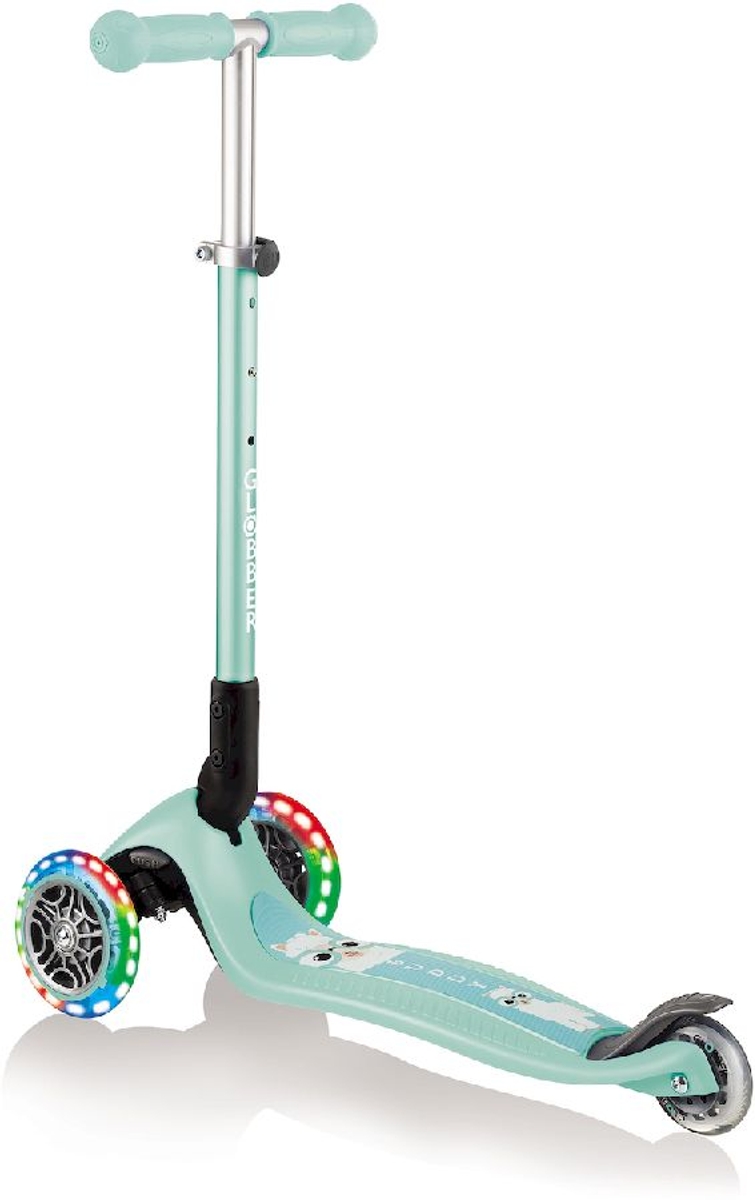 Globber Primo Foldable Fantasy Lights Buddy step - Turquoise