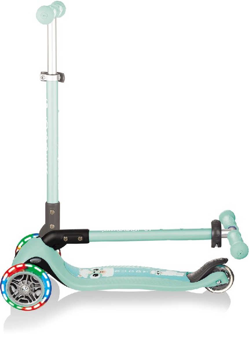 Globber Primo Foldable Fantasy Lights Buddy step - Turquoise