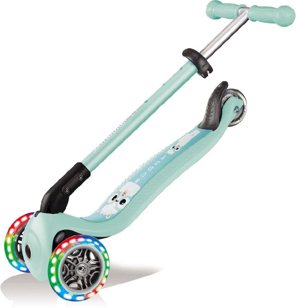 Globber Primo Foldable Fantasy Lights Buddy step - Turquoise