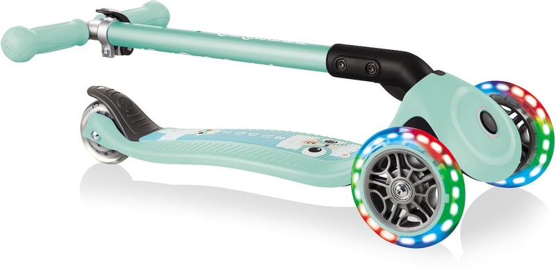 Globber Primo Foldable Fantasy Lights Buddy step - Turquoise