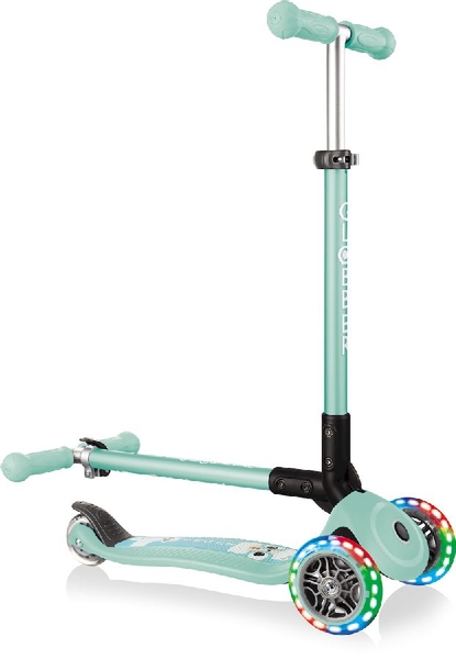 Globber Primo Foldable Fantasy Lights Buddy step - Turquoise