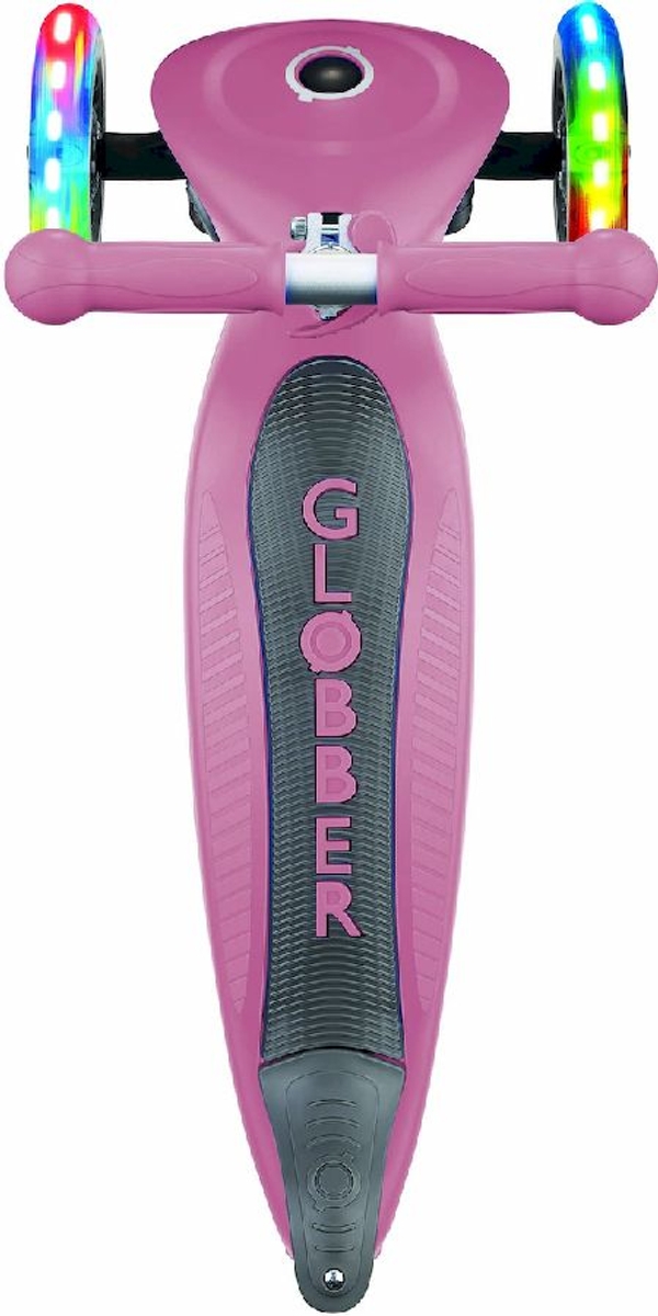 Globber Primo Foldable Lights Pastel step - Roze