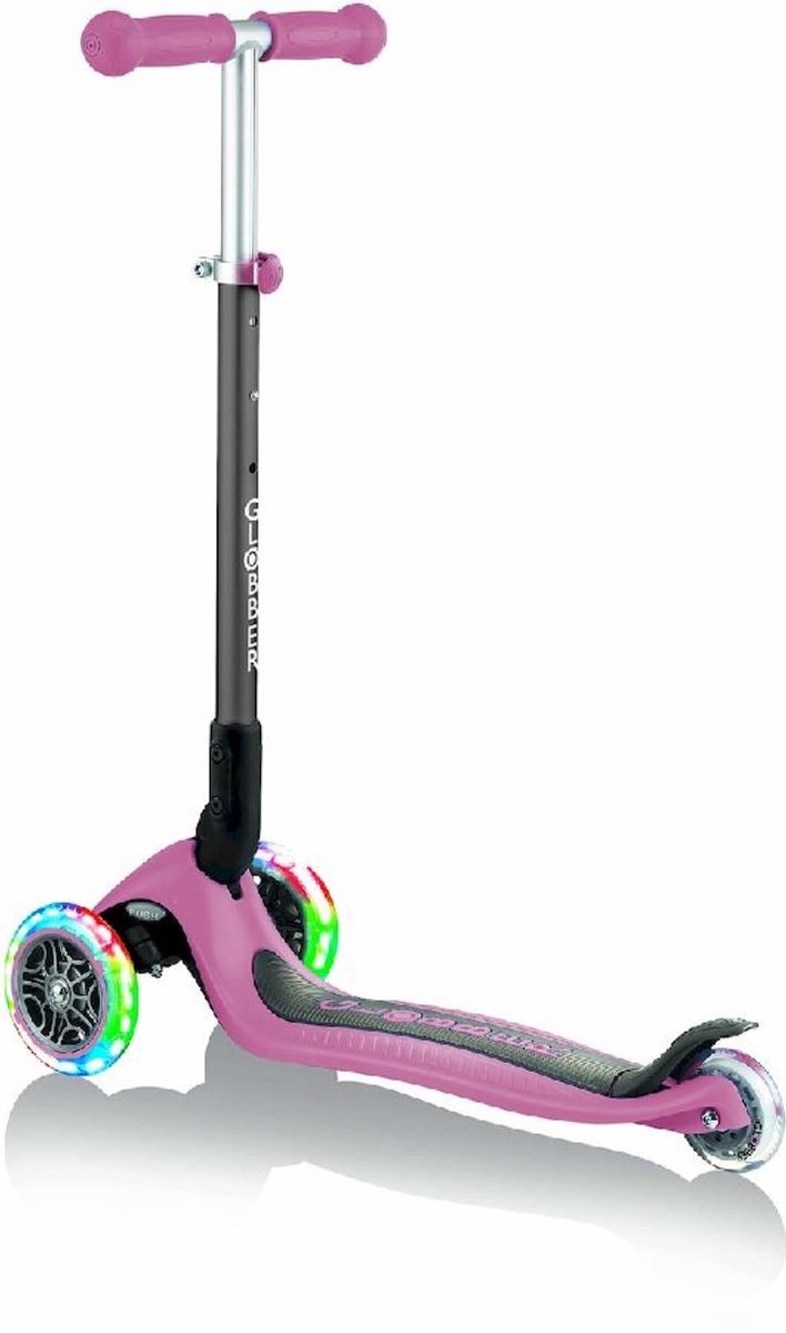 Globber Primo Foldable Lights Pastel step - Roze