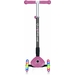 Globber Primo Foldable Lights Pastel step - Roze