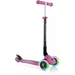 Globber Primo Foldable Lights Pastel step - Roze