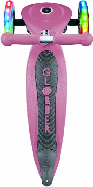 Globber Primo Foldable Lights Pastel step - Roze