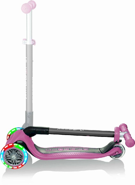 Globber Primo Foldable Lights Pastel step - Roze