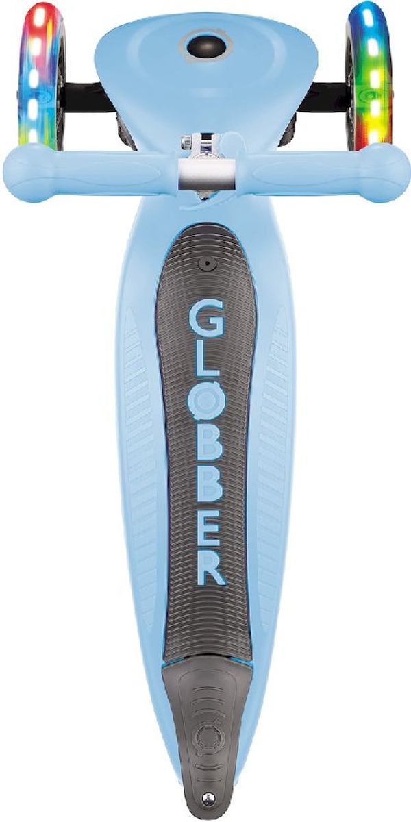 Globber Go Up Foldable Plus Lights Pastel 3-in-1 step - Blauw