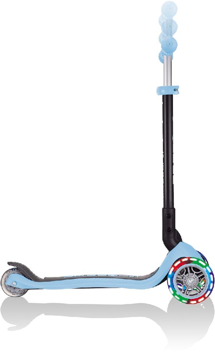 Globber Go Up Foldable Plus Lights Pastel 3-in-1 step - Blauw