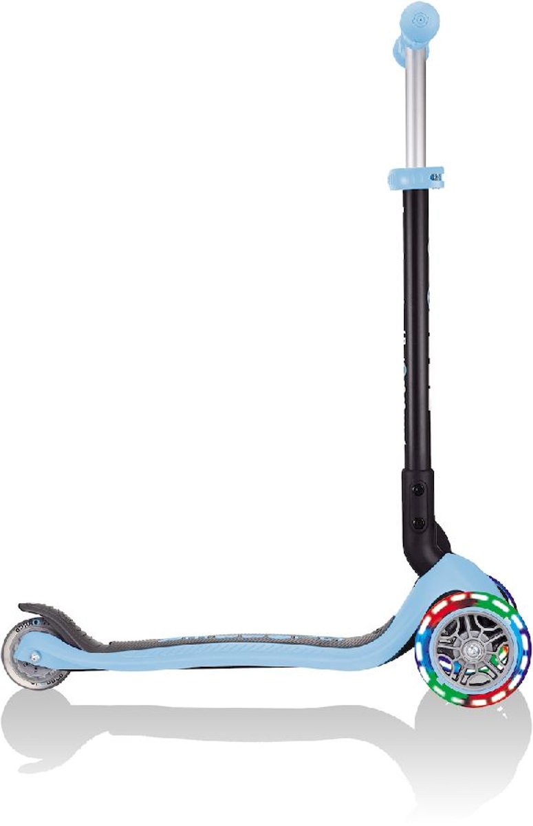 Globber Go Up Foldable Plus Lights Pastel 3-in-1 step - Blauw