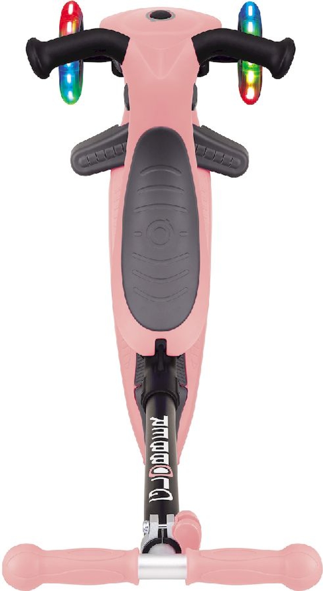 Globber Go Up Foldable Plus Lights Pastel 3-in-1 step - Roze
