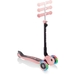Globber Go Up Foldable Plus Lights Pastel 3-in-1 step - Roze
