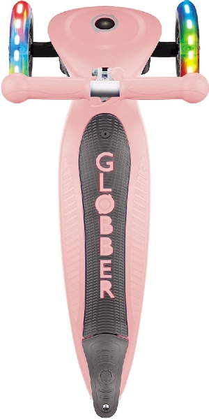 Globber Go Up Foldable Plus Lights Pastel 3-in-1 step - Roze