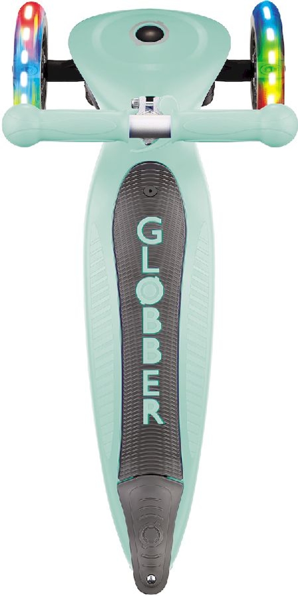 Globber Go Up Foldable Plus Lights Pastel 3-in-1 step - Mint
