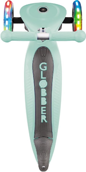 Globber Go Up Foldable Plus Lights Pastel 3-in-1 step - Mint