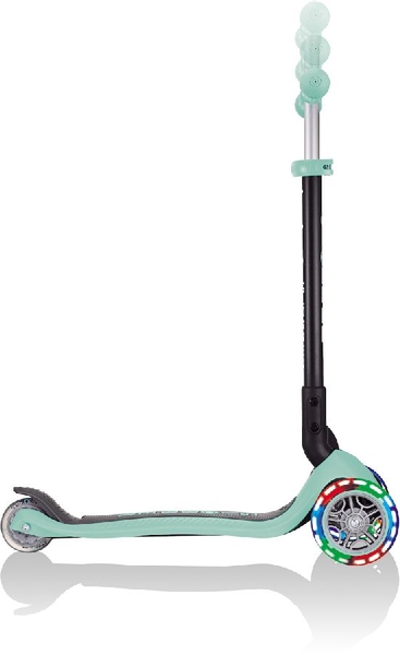Globber Go Up Foldable Plus Lights Pastel 3-in-1 step - Mint