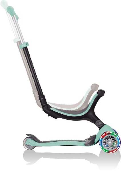 Globber Go Up Foldable Plus Lights Pastel 3-in-1 step - Mint