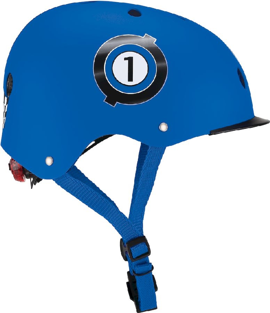 Globber Elite Lights helm - Blauw