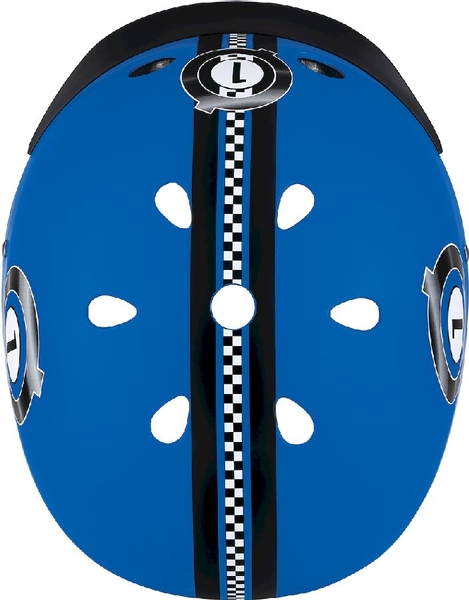 Globber Elite Lights helm - Blauw