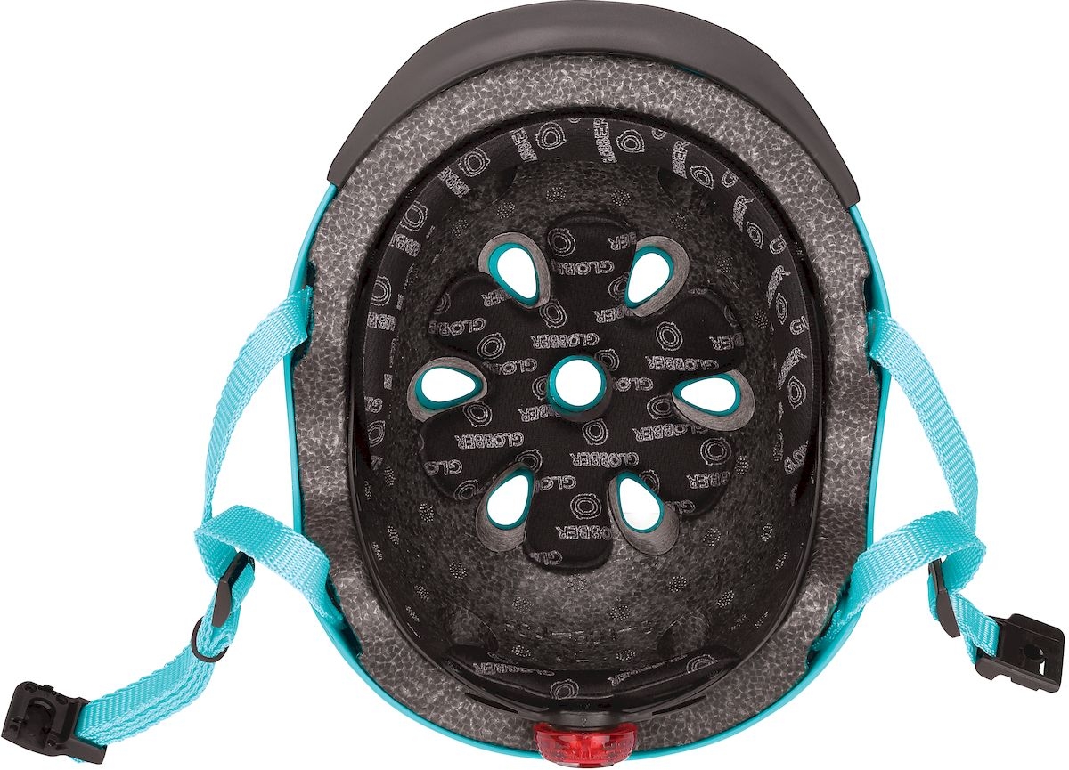 Globber Elite Lights helm - Turquoise