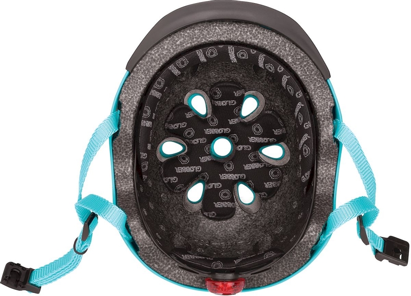 Globber Elite Lights helm - Turquoise