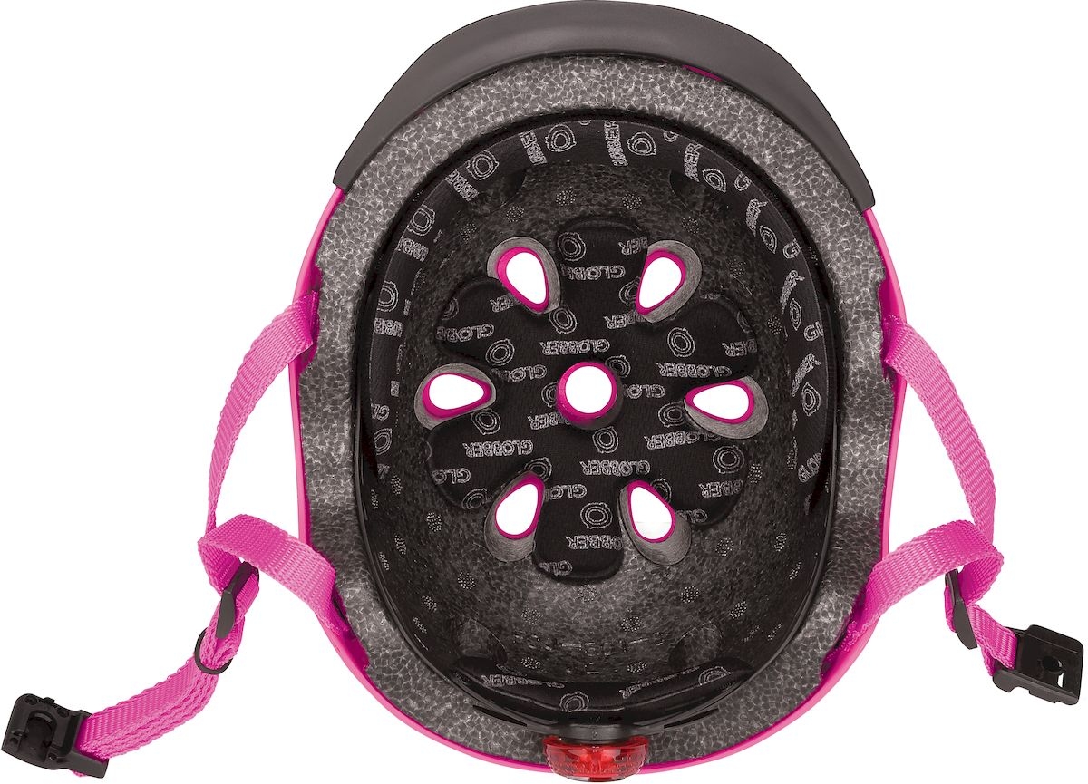 Globber Elite Lights helm - Roze