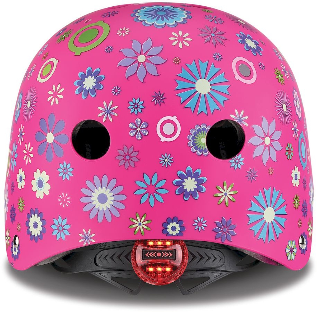 Globber Elite Lights helm - Roze