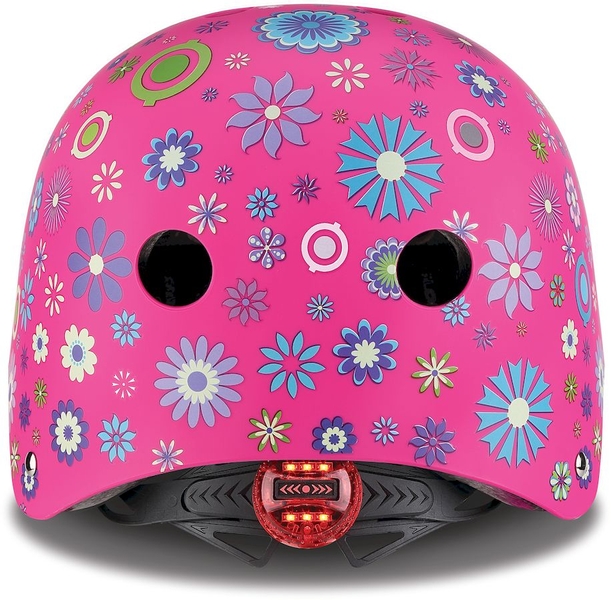 Globber Elite Lights helm - Roze
