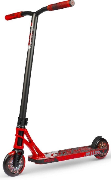 Madd Gear MGX Pro stuntstep - Zwart/Rood