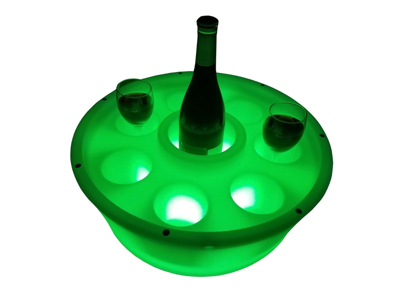 W'eau Drijvende spa bar met ledverlichting