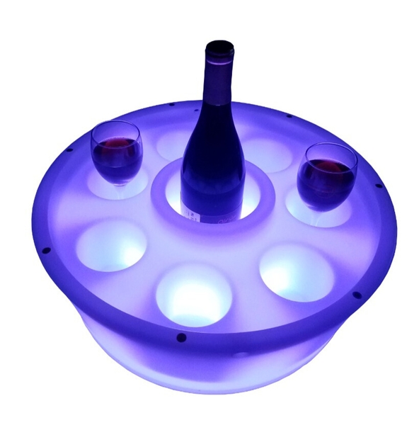 W'eau Drijvende spa bar met ledverlichting